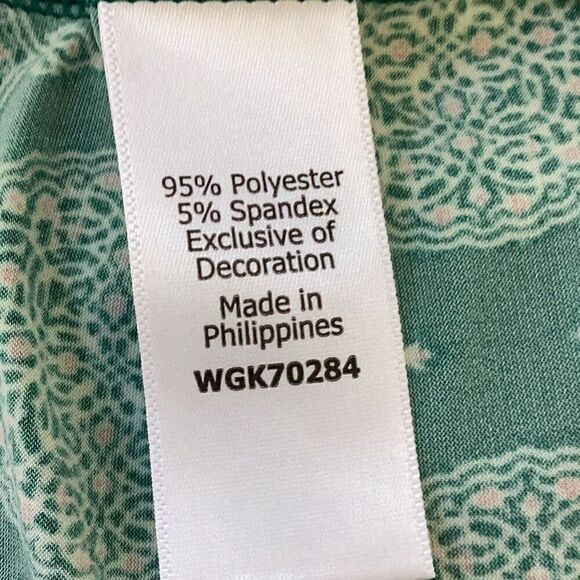 Magnolia Grace Jade Green Alhambra Embroidered Knit Dress Women’s Medium - Picture 8 of 9